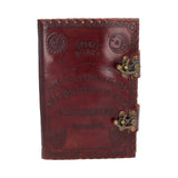 Spirit Board Clasping Embossed Leather Journal: 2 - Leather Journals By NN Designs