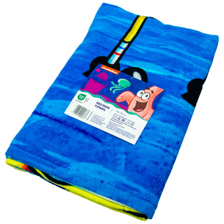 SpongeBob SquarePants Velour Beach Towel: 3 - Towels By SpongeBob SquarePants