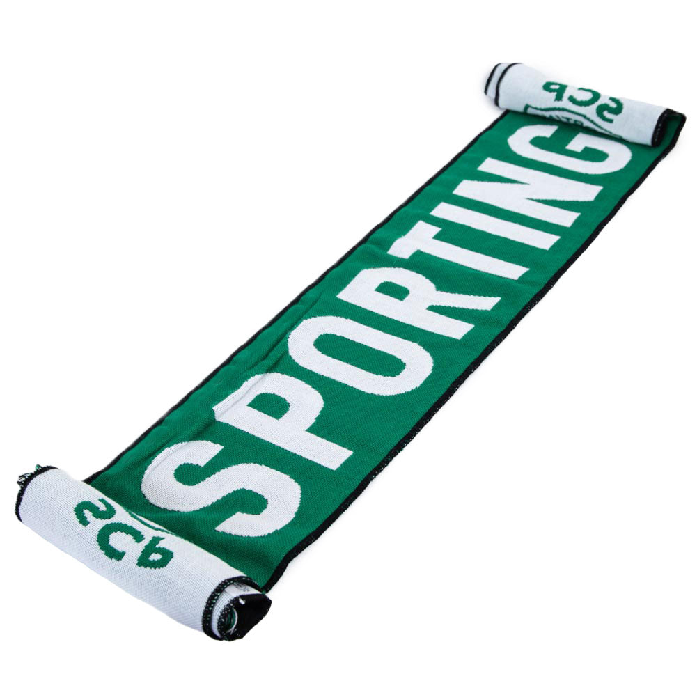 Sporting CP Knitted Scarf with Crest: 1 - Scarves By Sporting CP