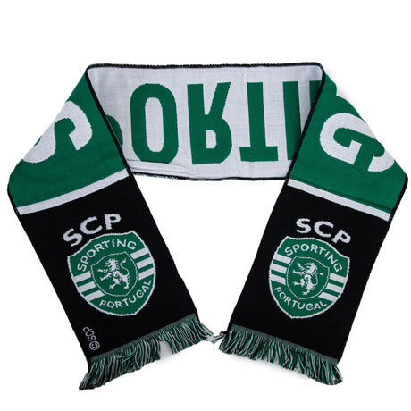 Sporting CP Knitted Scarf with Crest: 2 - Scarves By Sporting CP