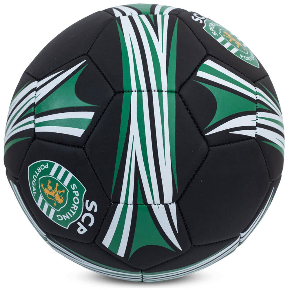 Sporting CP Matte Black Football Size 5: 2 - Balls By Sporting CP