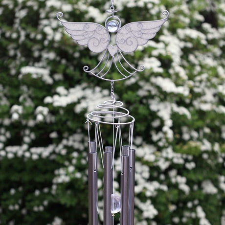 Spread Your Wings Angel Windchime: 1 - Wind Chimes By Gift Moments