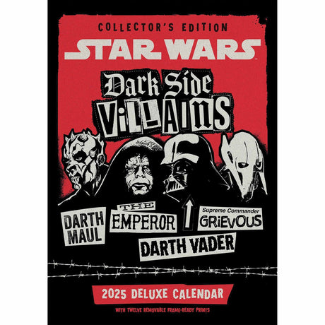 Star Wars Dark Side Deluxe 2025 Calendar: 1 - Calendars By Star Wars