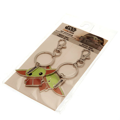 Star Wars: The Mandalorian BFF Keyring Set: 3 - Keyrings By Star Wars: The Mandalorian