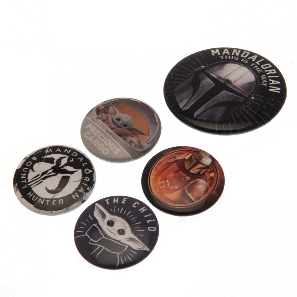 Star Wars: The Mandalorian Button Badge Set: 2 - Badges By Star Wars: The Mandalorian