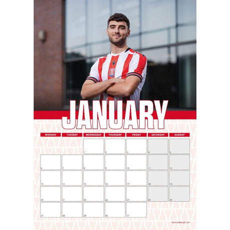 Stoke City FC 2025 A3 Wall Calendar: 2 - Calendars & Planners By Stoke City