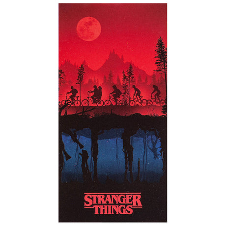 Stranger Things Upside Down Velour Towel: 1 - Towels By Stranger Things