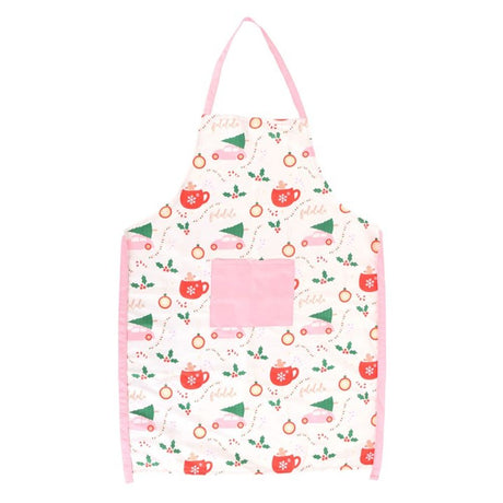 Sugarplum Modern Christmas Print Apron: 1 - Aprons By Gift Moments