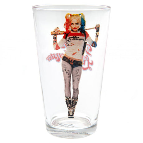 Harley Quinn Large Glass - 500ml: 1 - Glassware By Suicide Squad