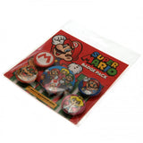 Super Mario Badge Set - 5 Assorted Badges: 3 - Badges By Super Mario