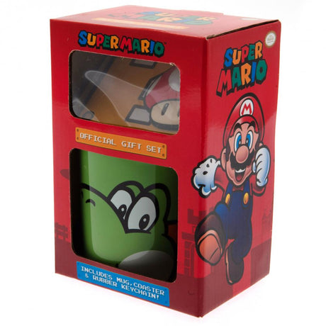 Yoshi Super Mario Mug & Coaster Set: 5 - Gift Sets By Super Mario