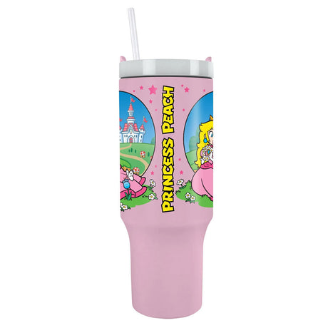 Super Mario Princess Peach 40oz Tumbler: 3 - Water Bottles By Super Mario