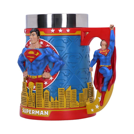 Superman Man of Steel City Skyline Tankard: 4 - Tankards By Superman