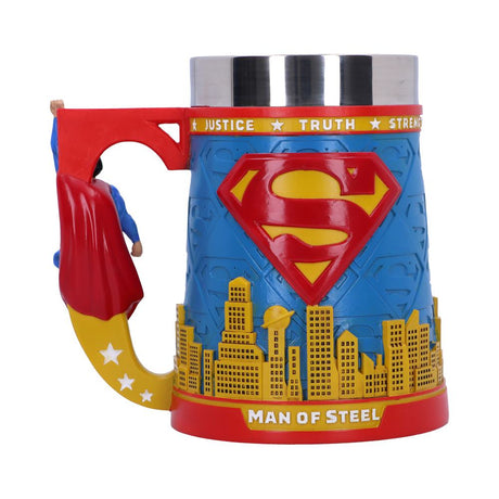 Superman Man of Steel City Skyline Tankard: 5 - Tankards By Superman