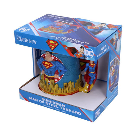 Superman Man of Steel City Skyline Tankard: 9 - Tankards By Superman