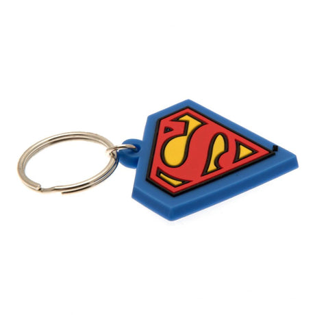 Superman PVC Keyring with Chain: 2 - Keyrings By Superman