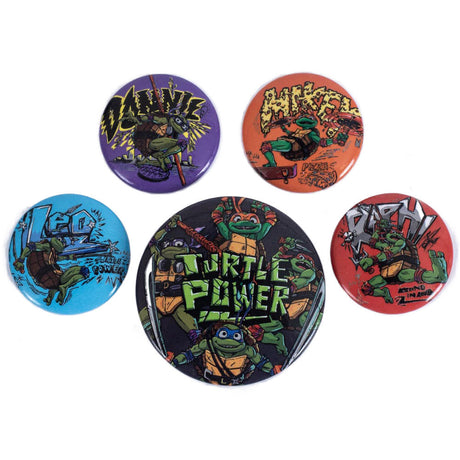 Teenage Mutant Ninja Turtles Badge Set: 1 - Badges By Teenage Mutant Ninja Turtles