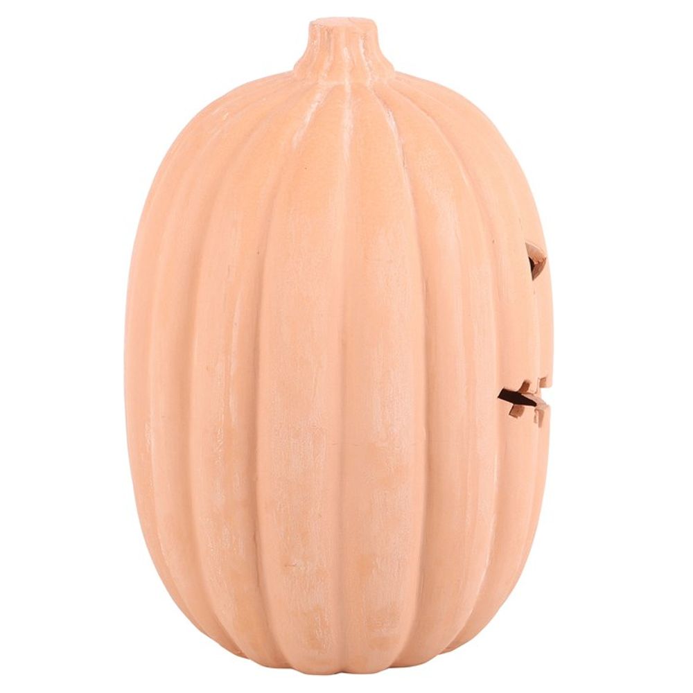 Terracotta Halloween Pumpkin Ornament 30cm: 3 - Ornaments By Gift Moments