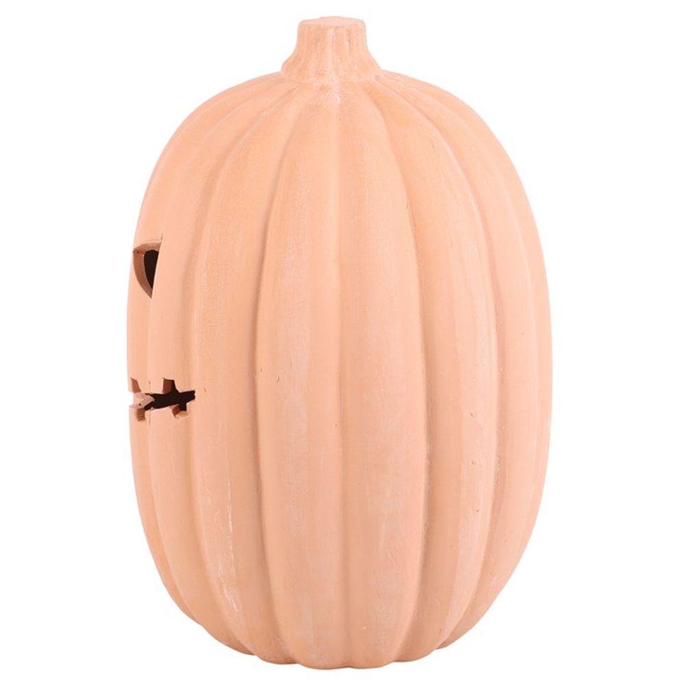 Terracotta Halloween Pumpkin Ornament 30cm: 5 - Ornaments By Gift Moments