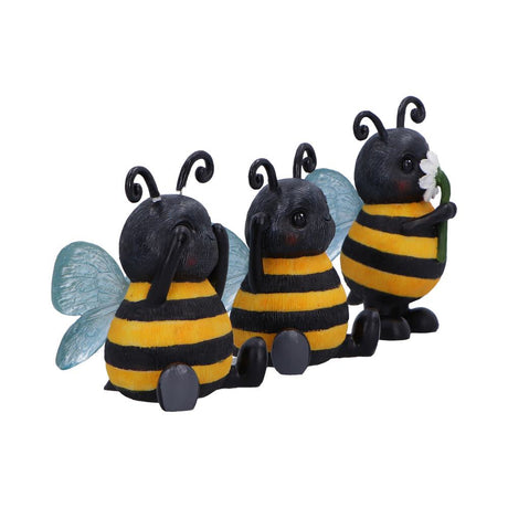 Three Wise Bees Figurines: 5 - Figurines Small (Under 15cm) By NN Designs