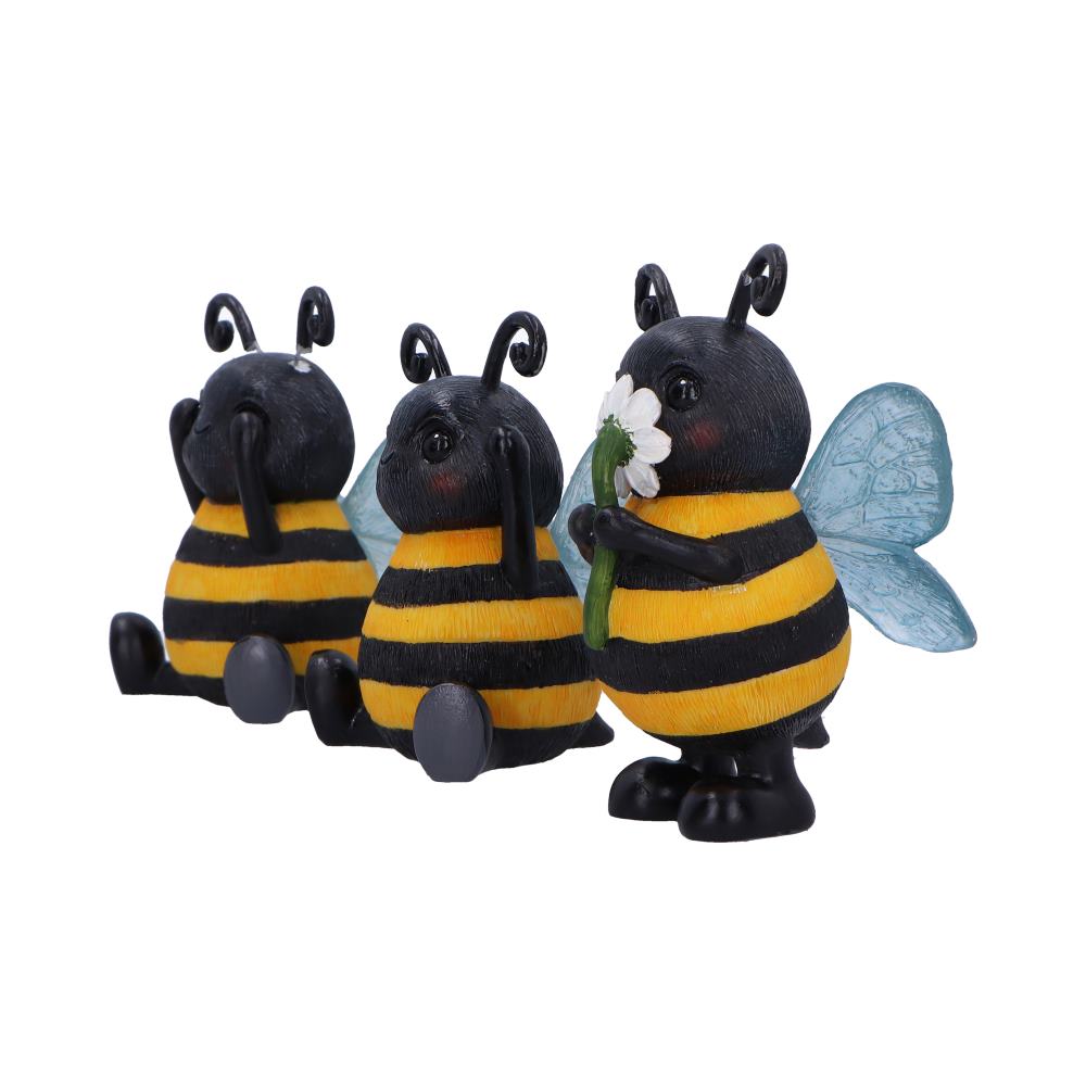 Three Wise Bees Figurines: 3 - Figurines Small (Under 15cm) By NN Designs