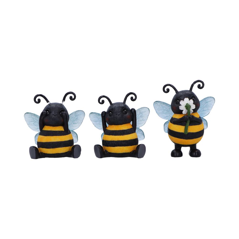 Three Wise Bees Figurines: 2 - Figurines Small (Under 15cm) By NN Designs