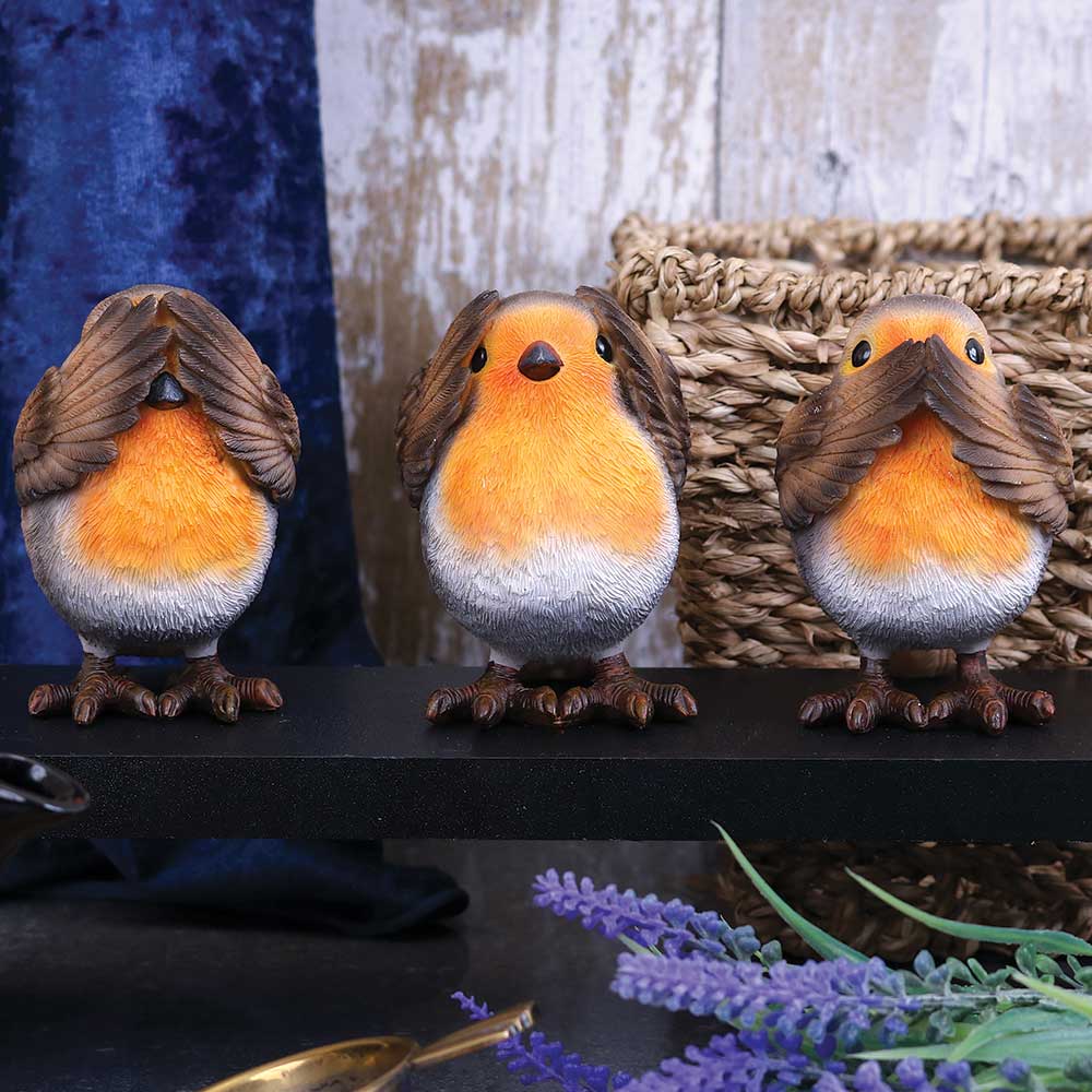 Three Wise Robin Figurines 8cm: 1 - Figures & Collectables By NN Designs