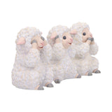 Three Wise Sheep Figurines: 5 - Figurines Small (Under 15cm) By NN Designs