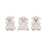 Three Wise Sheep Figurines: 2 - Figurines Small (Under 15cm) By NN Designs