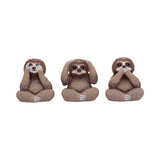 Three Wise Sloths Figurines: 2 - Figurines Small (Under 15cm) By NN Designs