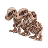 Three Wise Tyrannosaurus Rex Skeleton Figurines: 3 - Figurines Small (Under 15cm) By NN Designs