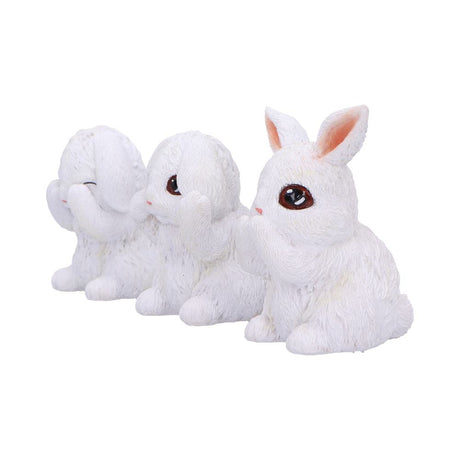 Three Wise White Bunny Figurines: 3 - Figures & Collectables By NN Designs