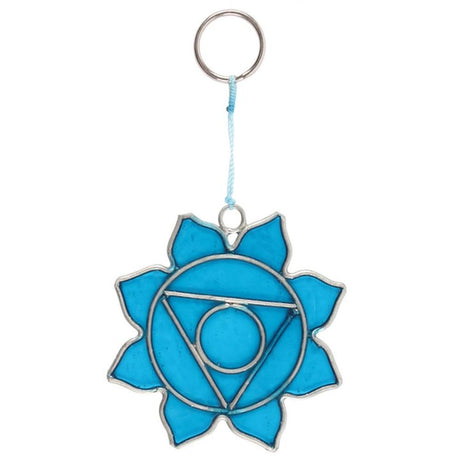 Throat Chakra Symbol Mini Suncatcher: 2 - Suncatchers By Gift Moments