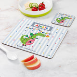 Personalised Kid's Dragon Placemat & Coaster Set - Placemats at Gift Moments