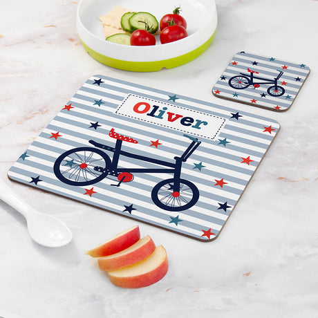 Personalised Boy's Placemat & Coaster Sets - Placemats at Gift Moments