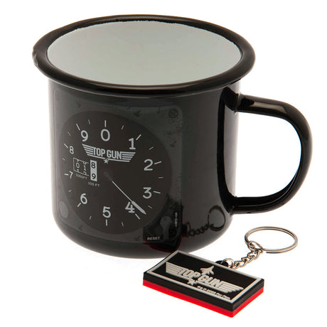 Top Gun Enamel Mug & Keyring Set: 1 - Gift Sets By Top Gun