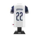 Tottenham Hotspur 24/25 Metal Home Shirt: 18 - Johnson 22 - Display Kit By Tottenham Hotspur