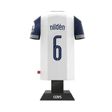 Tottenham Hotspur 24/25 Metal Home Shirt: 30 - Nildén 6 - Display Kit By Tottenham Hotspur