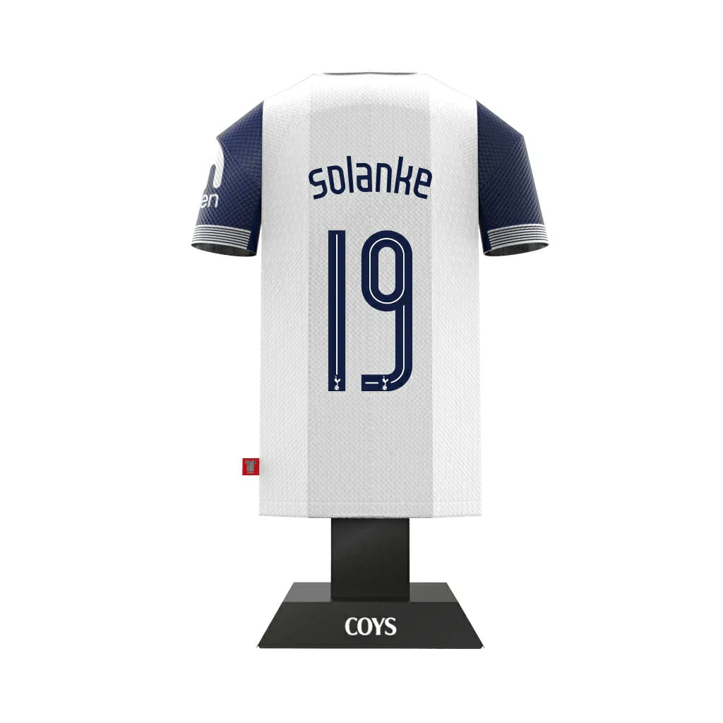 Tottenham Hotspur 24/25 Metal Home Shirt: 16 - Solanke 19 - Display Kit By Tottenham Hotspur