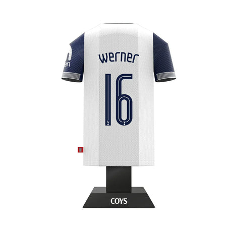 Tottenham Hotspur 24/25 Metal Home Shirt: 14 - Werner 16 - Display Kit By Tottenham Hotspur