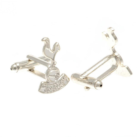 Tottenham Hotspur Silver Plated Crest Cufflinks: 2 - Cufflinks & Tie Slides By Tottenham Hotspur