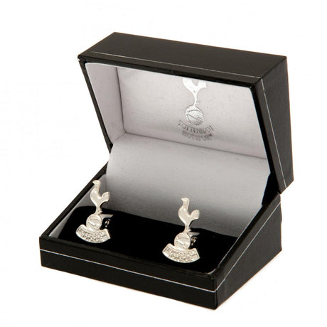 Tottenham Hotspur Silver Plated Crest Cufflinks: 1 - Cufflinks & Tie Slides By Tottenham Hotspur