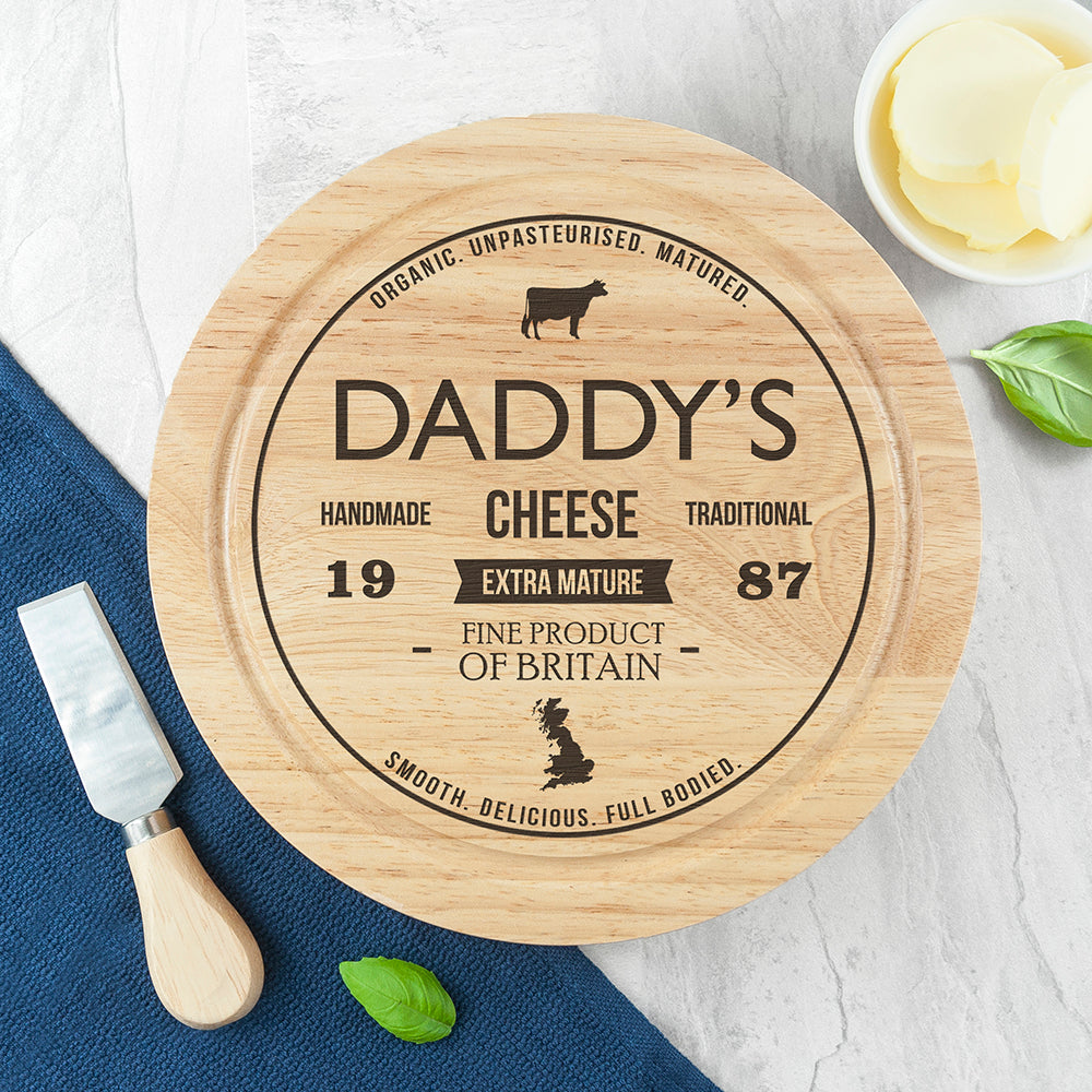 Personalised Traditional Brand Cheese Board Set Default Title - Cheese Boards at Gift Moments