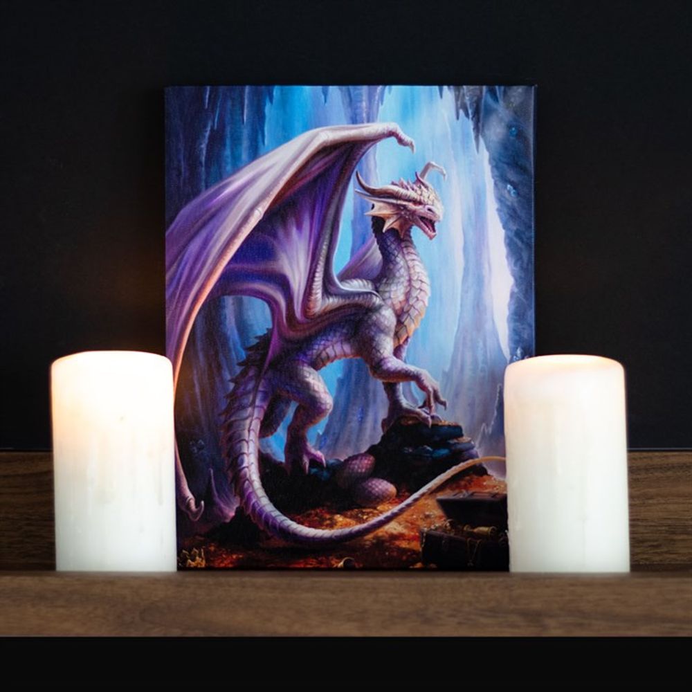 Treasure Trove Dragon Canvas Plaque: 1 - Wall Art By Gift Moments