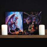 Treasure Trove Dragon Canvas Plaque: 5 - Wall Art By Gift Moments