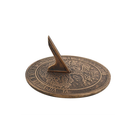 Tree Of Life Terracotta Sundial by Lisa Parker: 2 - Garden Ornaments By Gift Moments