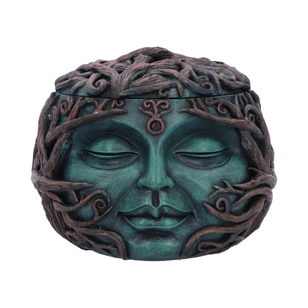 Tree Spirit Head Treasure Box 13cm: 2 - Boxes By Gift Moments