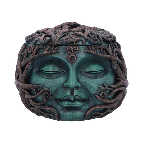 Tree Spirit Head Treasure Box 13cm: 2 - Boxes By Gift Moments