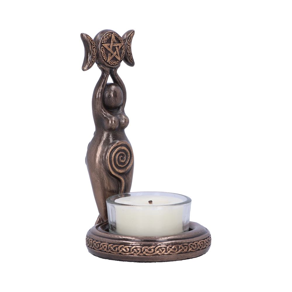 Triple Goddess Tea Light 12cm: 5 - Candles & Holders By Gift Moments