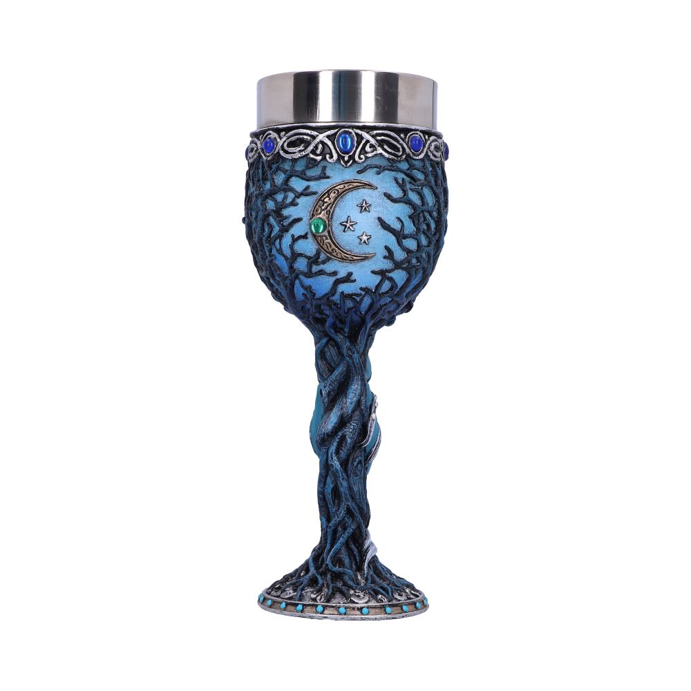 Triple Moon Crone Goblet 20.8cm: 4 - Goblets & Chalices By NN Designs